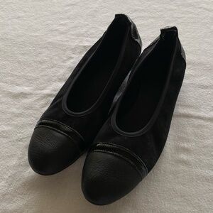 Arche Ballerinas Size 39 Black Balletcore Ballerina Elegant Classy Preppy Work